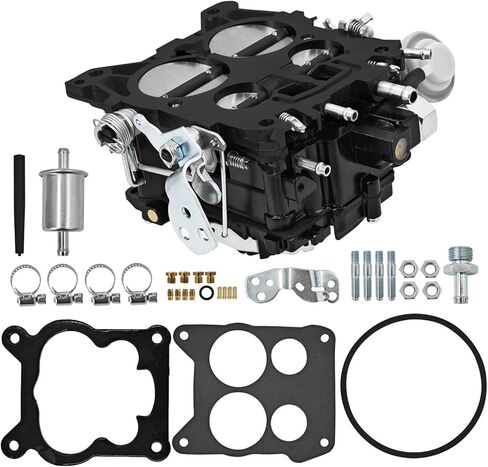 17080561 4 مكربن ​​بحري متوافق مع محرك روتشستر Quadrajet Mercruiser 260 350، استبدال # 1347-6492A1، 1347-7362A1، 1347-8292A4، 1347-9662A4 in Kuwait