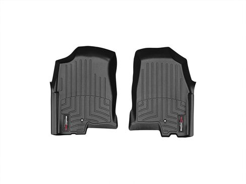 بطانات أرضية مخصصة من WeatherTech لسيارة شيفروليه كولورادو، سلسلة i، كانيون - الصف الأول (445021)، أسود in Kuwait