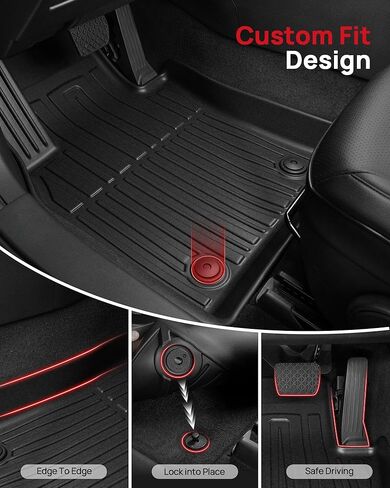 Floor Mats for Chevy Trax 2024 2025 2026 All Models - Custom Fit Floor Liners and Trunk mat -All Weather Car Mats for Trax Accessories in Saudi Arabia