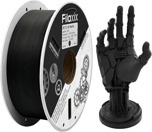 PETG Matte Rapid Filament 1.75mm,Max 500mm/s High Speed Printing, Compatible with Bambu LAB,Creality K1C,QIDI MAX3, FLASHFORGE Adventurer 5M, Prusa MK4 FDM 3D Printer,1KG,White in Saudi Arabia