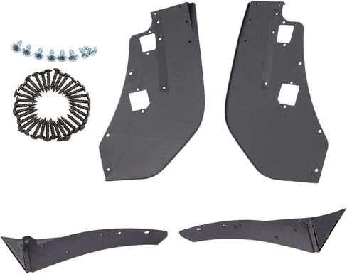 Pair Front Bumper Corner Spoiler Winglet Splitters Compatible with Ford Mustang 2015-2021 Modified W/ GT500 AMPP Bumper Style Matte Balck in Kuwait