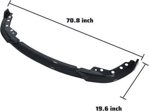 ZXMOTO Front Bumper Lip Spoiler Splitter Body Kit ABS Fit for BMW G20 G28 M Sport 3 Series Sedan 330i 330e M340i 2019 2020 2021 2022 Carbon Fiber Look in Kuwait