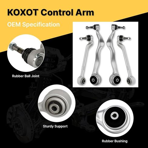 4Pcs Front Lower Control Arm Fit for BMW 228i 230i 320i 328d 328i Sedan 330e 330i 335i Sedan 340i 428i 430i 435i Gran Coupe ActiveHybrid 3 2013 2014 2015 2016 2017#OE K621977 31126855742 in Saudi Arabia