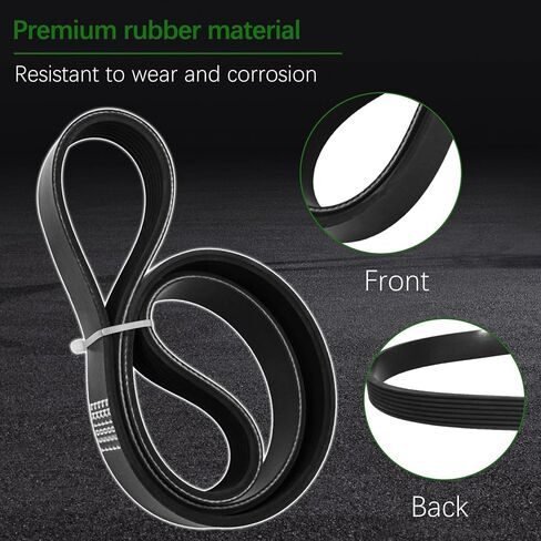 11720-6TA0A Alternator Fan Serpentine Drive Belt Fit for Nissan Quest Pathfinder Murano Maxima Frontier for Infiniti JX35 QX60 2012-2023 Replace 117206TA0A in Kuwait