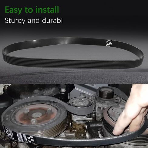 11720-6TA0A Alternator Fan Serpentine Drive Belt Fit for Nissan Quest Pathfinder Murano Maxima Frontier for Infiniti JX35 QX60 2012-2023 Replace 117206TA0A in Kuwait