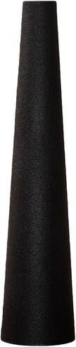 8.5 Inches Black Small Bud Vase Mini Ceramic Flower Vase Single Stem Vase Tall Conic Flower Minimalist Design Ornament for Home Office Table Decoration in Saudi Arabia