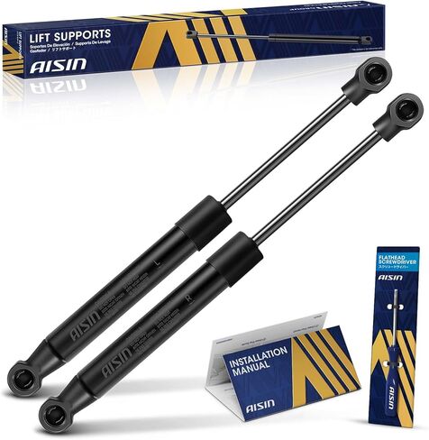 AISIN GASVL-01991 رفع الغطاء الأمامي يدعم دعامات الصدمات - متوافق مع فولفو S60 2001-2009، XC70 2003-2007، S80 1999-2006، V70 1999-2007 - مجموعة من 2 in Saudi Arabia