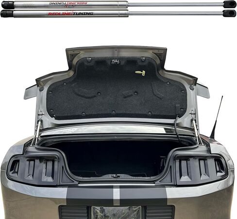 Redline Tuning 21-11017-03 دعامات صندوق السيارة تدعم الصدمات (الفولاذ المقاوم للصدأ) لاستبدال Ford Mustang Trunk 2005-2017 in Saudi Arabia