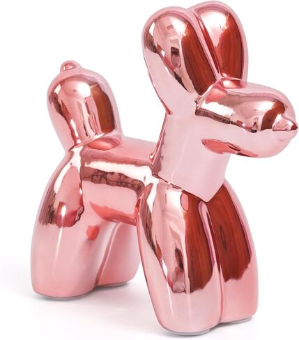 Ceramic Balloon Dog in Pink from Chic Desk Decor to Elegant Pink Decor for Bedroom A Versatile Sculptural Accent in Saudi Arabia