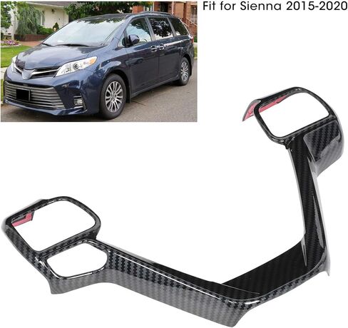 Aramox Steering Wheel Bezel Trim, Carbon Fiber, Fit for 2015-2020 in Saudi Arabia