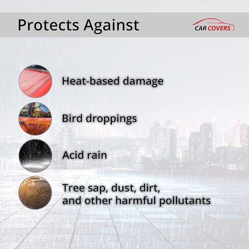 Car Covers Weatherproof Light Van Cover Compatible with Ford 2015-2024 Transit 250 Standard Length 219" Medium Roof Outdoor Multilayered Durable for Sun High Moisture Climates in Kuwait