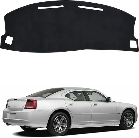 ترقية داش حصيرة ل 2010-2018 دودج رام 1500 2500 3500 البوليستر داش حصيرة حماية من الأشعة فوق البنفسجية عدم الانزلاق الزجاج الأمامي عاكس مقياس داشغطاء الملحقات الداخلية الأسود in Kuwait