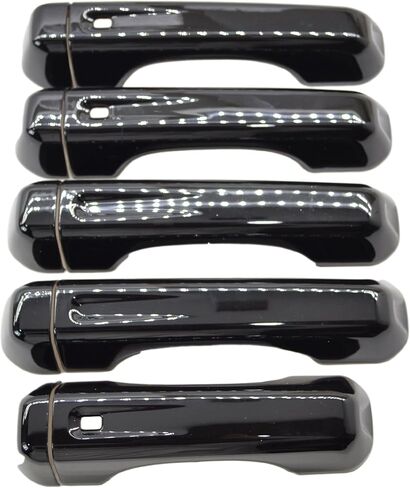 Trim Illusion Patented Tech DH6295BLK 10 Piece Kit Gloss Black Door Handle Cover Trim Accessory Compatible with 18-22 Jeep Wrangler JL, 20-22 Jeep Gladiator in Kuwait