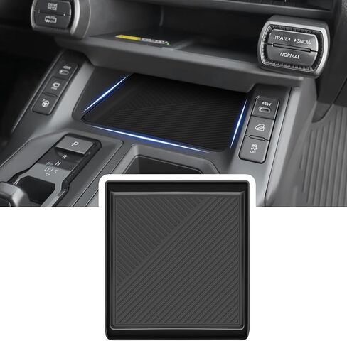 حصيرة تنظيم تخزين الركاب من السيليكون لسيارة Toyota RAV4 2026 علبة منظم صندوق القفازات السيليكون الداخلية المتوافقة مع ملحقات RAV4 2026 in Kuwait