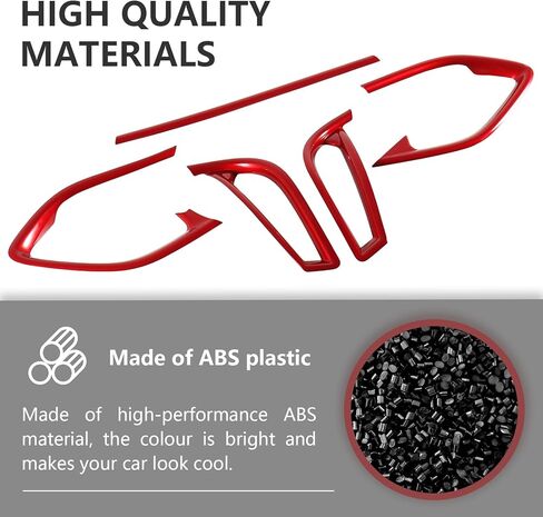 لوحة القيادة AC منفذ تنفيس الهواء مناسب لسيارة شيفروليه ماليبو 2016-2024 (أحمر خمري) in Kuwait