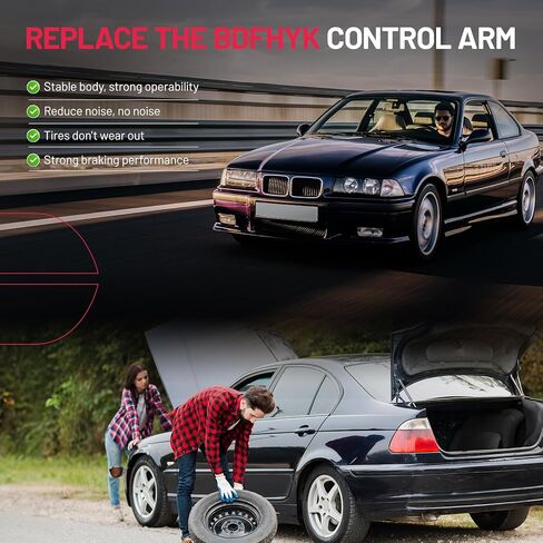 BDFHYK قطعتان من أذرع التحكم السفلية الأمامية مع وصلة كروية متوافقة مع Nissan Altima 2015-2018، متوافقة مع Nissan Maxima 2016-2021 استبدال K622838، K622839 in Kuwait