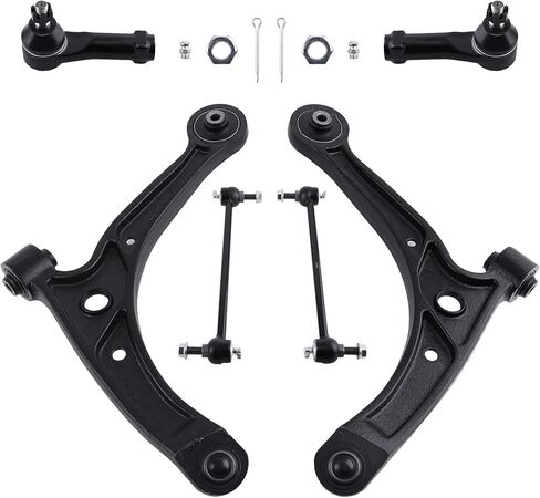 مجموعة تعليق maxpeedingrods 6 قطع لسيارة Honda Odyssey 1999-2004، ذراع تحكم أمامي سفلي مع وصلة كروية، وصلات طرفية لقضيب Sway، قضبان ربط خارجية، K620326 K620325 in Saudi Arabia