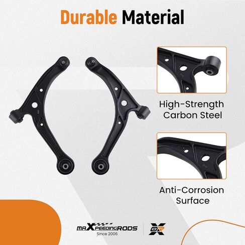 مجموعة تعليق maxpeedingrods 6 قطع لسيارة Honda Odyssey 1999-2004، ذراع تحكم أمامي سفلي مع وصلة كروية، وصلات طرفية لقضيب Sway، قضبان ربط خارجية، K620326 K620325 in Saudi Arabia