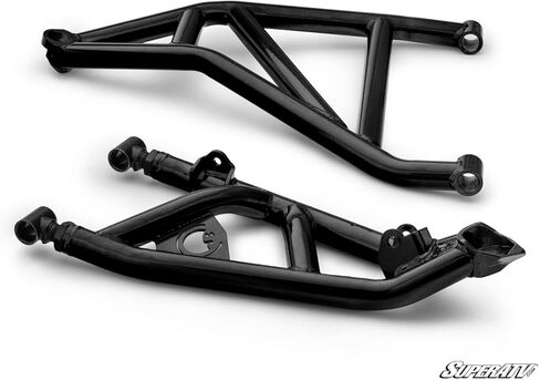 SuperATV Atlas Pro 2 بوصة أذرع A للإزاحة الأمامية لـ Can-Am Maverick X3 - أطلق العنان للوحش مقاس 64 بوصة | أسود in Saudi Arabia