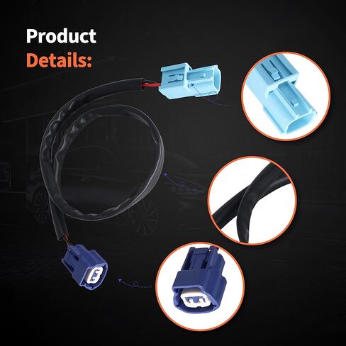 HiSport Knock Sensor Wiring Harness Replacement for Infiniti FX35 2003-2008,M35 2006-2008,G35 2003-2007 Compatible with Nissan 350Z 3.5L 2003-2006 Replace 139981 Solves Trouble Code P0327 in Kuwait