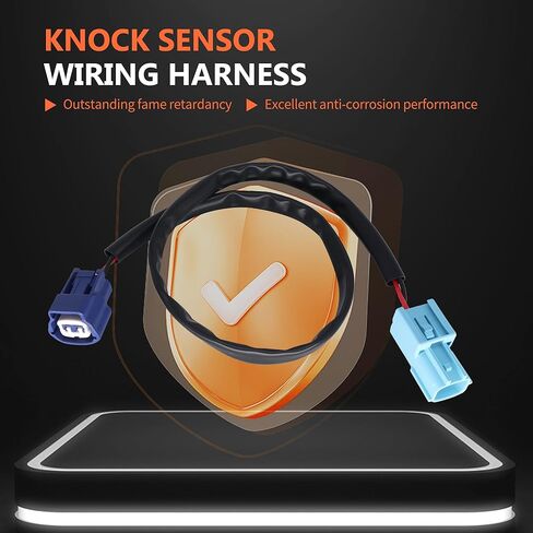 HiSport Knock Sensor Wiring Harness Replacement for Infiniti FX35 2003-2008,M35 2006-2008,G35 2003-2007 Compatible with Nissan 350Z 3.5L 2003-2006 Replace 139981 Solves Trouble Code P0327 in Kuwait