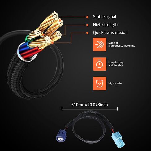 HiSport Knock Sensor Wiring Harness Replacement for Infiniti FX35 2003-2008,M35 2006-2008,G35 2003-2007 Compatible with Nissan 350Z 3.5L 2003-2006 Replace 139981 Solves Trouble Code P0327 in Kuwait