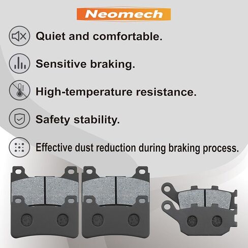 Front and Rear Brake Pads for Honda CBR600RR CBR600 RR 2005 2006 CBR1000RR 2004 2005 CBR 600RR CBR 1000RR in Kuwait