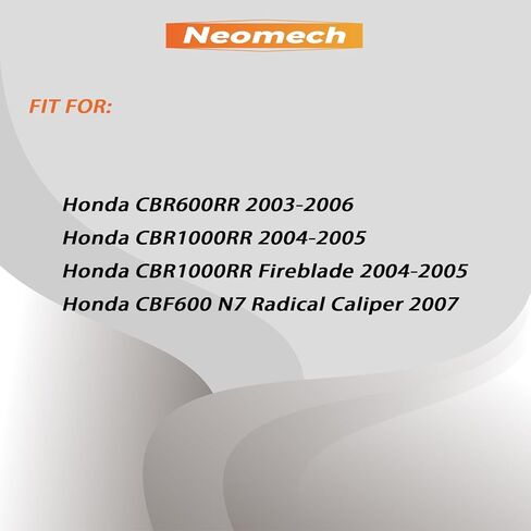 Front and Rear Brake Pads for Honda CBR600RR CBR600 RR 2005 2006 CBR1000RR 2004 2005 CBR 600RR CBR 1000RR in Kuwait