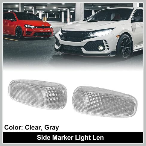 Pair Front Signal Side Marker Light Lens Cover for Dodge Sprinter 2500 3500 2003-2006 Base 2.7L L5 - Diesel 5124431AA 05124431AA Replacement Car Parts in Saudi Arabia