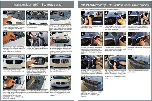 الجبهة العلوي غطاء محرك السيارة الوفير مصبغة الكلى لسيارات BMW M6 F06 2012-2018 اليسار اليمين شريحة مزدوجة لمعان أسود زوج استبدال مجموعة الشواية للترقية الخارجية in Kuwait