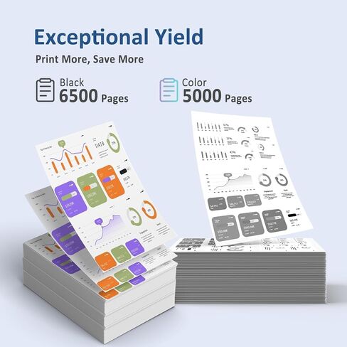 410X Toner Cartridges Compatible for 410X CF410X Color LaserJet Pro MFP M477FDN M477FDW M477FNW M452DN M452DW M452NW M377DW MFPM377DW Printer CF410X CF411X CF412X CF413X (4-Pack) in Kuwait
