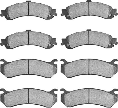 JLEO Front Rear Ceramic Brake pads for Chevrolet Avalanche 1500 / Tahoe/Suburban 1500 / Silverado 1500,for GMC Sierra 1500 / Yukon/Yukon XL 1500,for 2002-2006 Cadillac Escalade ESV EXT D785 D834 in Saudi Arabia