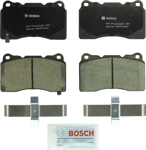 BOSCH BC1049 QuietCast Premium Ceramic Disc Brake Pad Set - Compatible with Select Acura TL; FRONT in Saudi Arabia