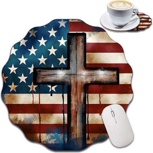 Personalized Lace-Shaped Mouse Pad and Coaster Set, Waterproof and Anti-Slip Mouse Pad Design, Suitable for Home and Office Desktop Decoration, Owl in Saudi Arabia
