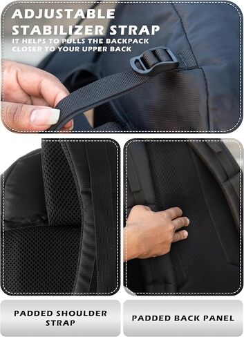 Alpha 50 لتر سفر على ظهر حقيبة ظهر مقاومة للماء لركوب الدراجات التخييم للمشي لمسافات طويلة للرجال والنساء ، الأصفر in Kuwait