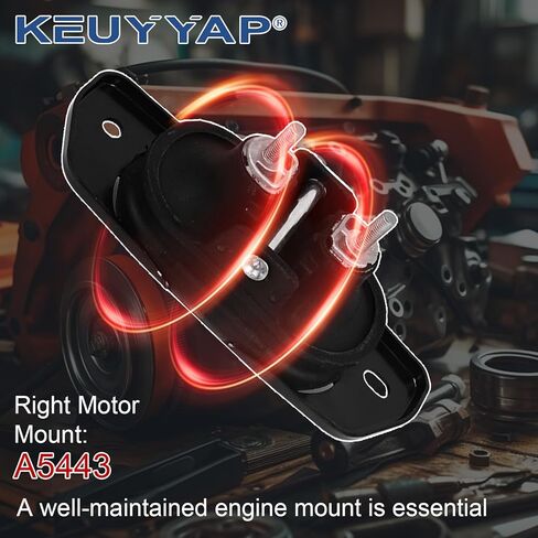 4Pcs Engine Motor Mount Compatible with Dodge Journey 2011-2019 & for Dodge Avenger 2011-2014 & for Chrysler 200 2011-2014 Transmission Mount Set, Replace A5543 A5442 A5632 A5551 in Kuwait