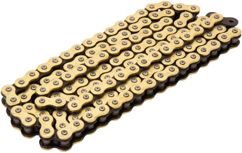 TUSK 420 Gold Plated Race Chain 420x124 for Kawasaki KX112 2022-2024 in Saudi Arabia