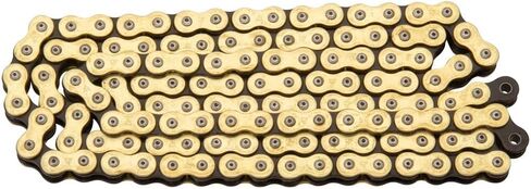TUSK 420 Gold Plated Race Chain 420x124 for Kawasaki KX112 2022-2024 in Saudi Arabia