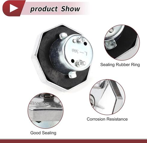 Truck Locking Gas Cap for Mitsubishi Fuso Canter FE110 FE111 FE 211 Locking Fuel Tank Cap with 2 Keys No.MB022737 Black Silver Tone in Saudi Arabia