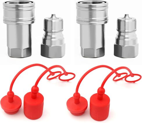 Hydraulic Quick Disconnect Coupler 3/8" NPT,CEKER ISO 7241-A Tractor Couplers Hydraulic Coupling in Kuwait