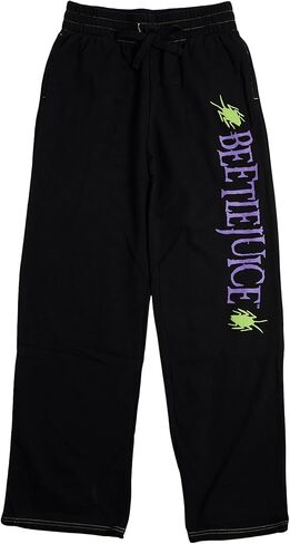 BioWorld Beetlejuice Neon Green Beetles Women Black Straight Leg Sweatpant joggers in Kuwait