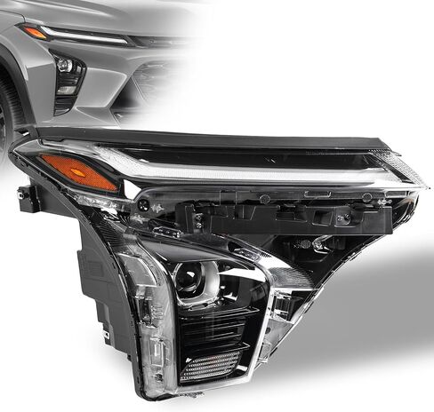 مجموعة مصابيح الرأس W/ LED DRL لسيارة Chevy Trax 2024 2025، مجموعة مصابيح أمامية لجهاز العرض طراز OEM من مصنع OEM لسيارة Chevy شيفروليه Trax 2024 2025 GM2503553 42876953، جانب الركاب، مع لمبات in Kuwait