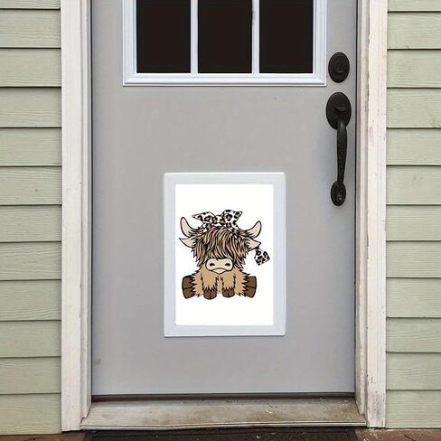 2pcs Cute Highland Cow Stickers - Stylish & Simple Design Decals for Cars, Trucks, Motorcycles, Laptops, Water Bottles, Walls, Mugs, Toolboxes in Kuwait