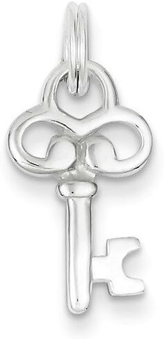 Goldia Sterling Silver Key Charm in Kuwait