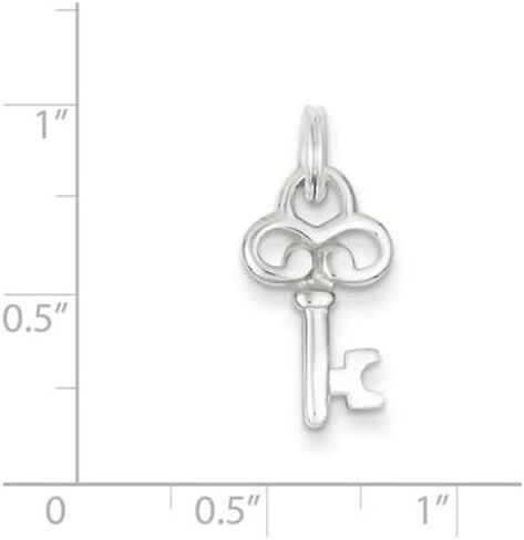 Goldia Sterling Silver Key Charm in Kuwait