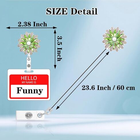 5Pcs Glitter Nurse Badge Reel Retractable Cute Nursing Student Bling Rhinestone Badge Holder Clip Gifts Crystal Animal Flower Goose Bee Butterfly Medical CNA RN ID Name Card Accessories in Kuwait