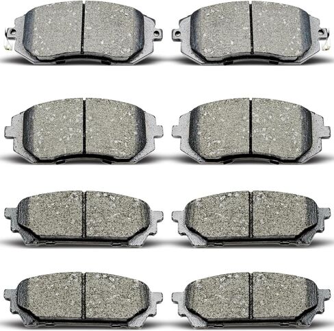 D929 D1004 Front Rear Ceramic Brake Pads Set Fit For 2005-2006 SAAB 9-2X,For 2004-2005 Subaru Impreza,For 2004-2008 Subaru Forester in Kuwait