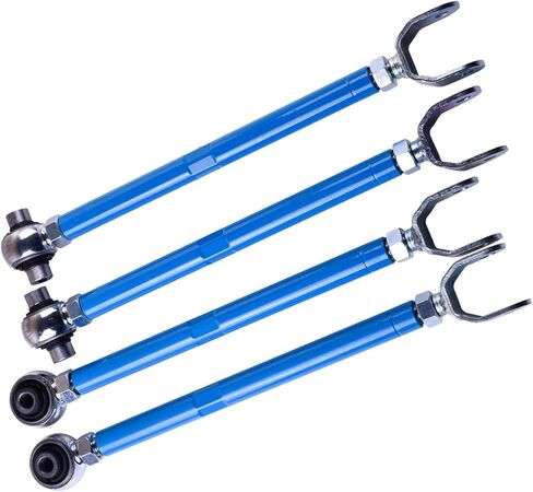 4 Pcs Adjustable Rear Control Arm Toe Arms Rods and Camber Arms Alignment Kit Left and Right Side Compatible with Infiniti Q50 V37 2014-2023 Adjust Range: -3°- +3° in Saudi Arabia