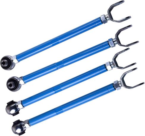 4 Pcs Adjustable Rear Control Arm Toe Arms Rods and Camber Arms Alignment Kit Left and Right Side Compatible with Infiniti Q50 V37 2014-2023 Adjust Range: -3°- +3° in Saudi Arabia