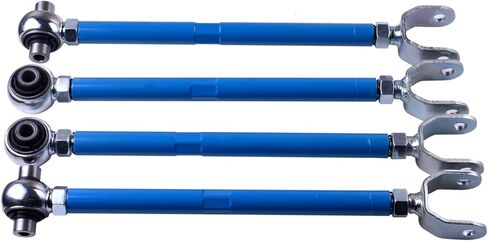 4 Pcs Adjustable Rear Control Arm Toe Arms Rods and Camber Arms Alignment Kit Left and Right Side Compatible with Infiniti Q50 V37 2014-2023 Adjust Range: -3°- +3° in Saudi Arabia